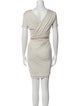 Donna Karan V-Neck Knee-Length Dress