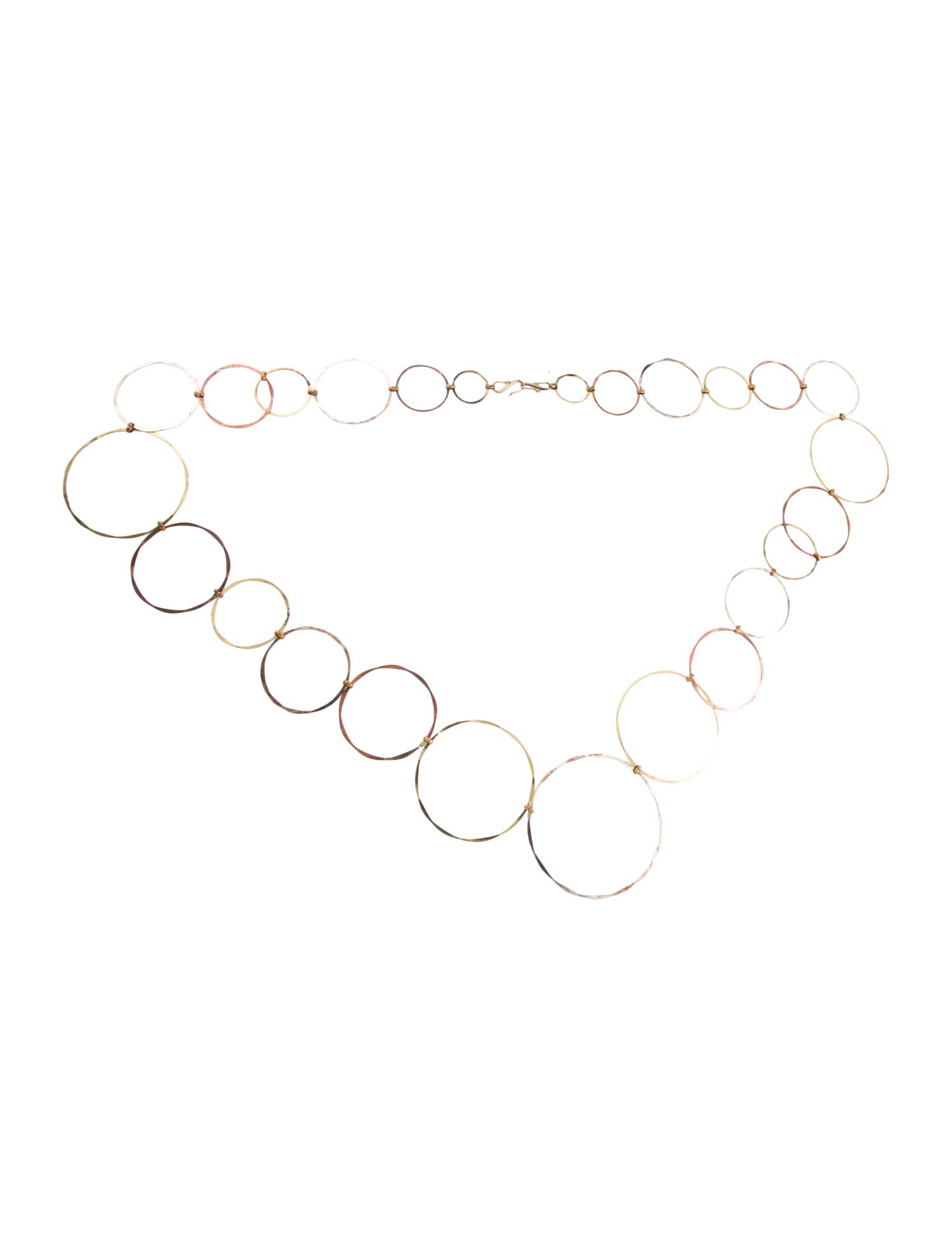 Donna Karan Wide Metal Chain-Link Belt w/ Tags