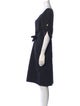 Donna Karan Bateau Neckline Knee-Length Dress