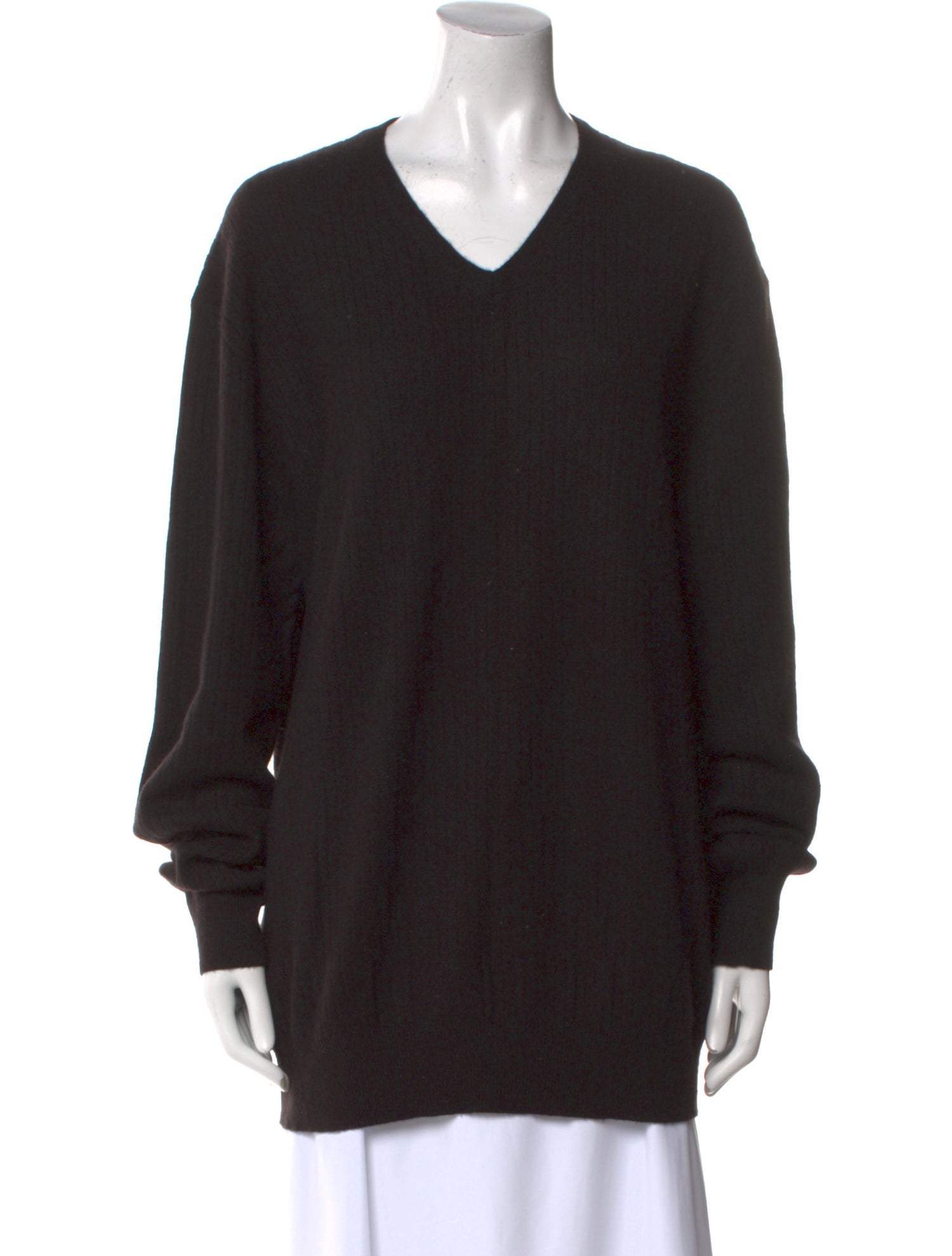 Donna Karan Cashmere V-Neck Sweater