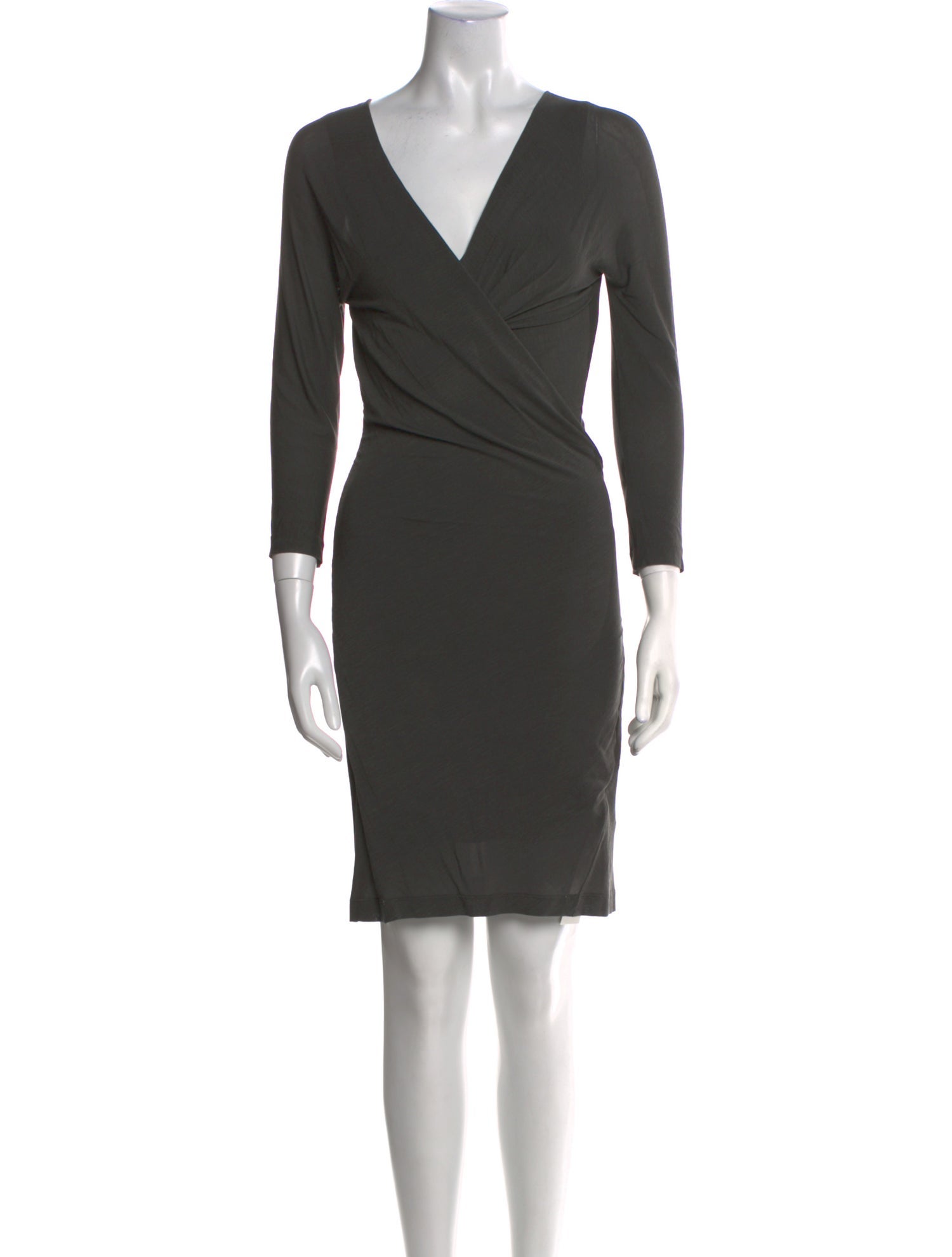 Donna Karan V-Neck Mini Dress