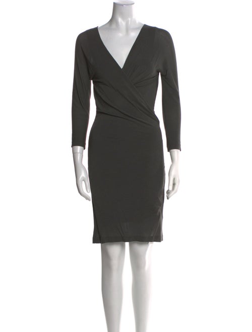 Donna Karan V-Neck Mini Dress