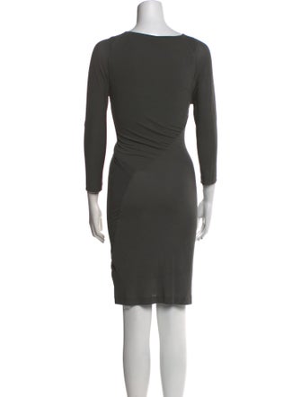 Donna Karan V-Neck Mini Dress