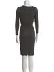 Donna Karan V-Neck Mini Dress