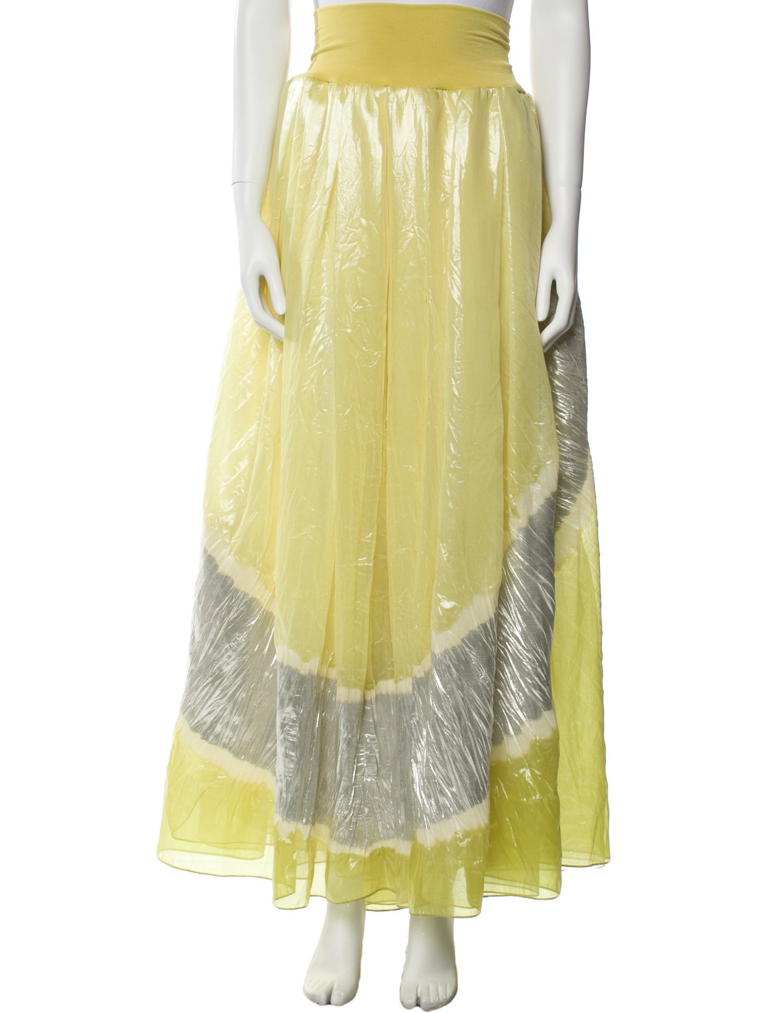 Donna Karan Glitter Accents Long Skirt