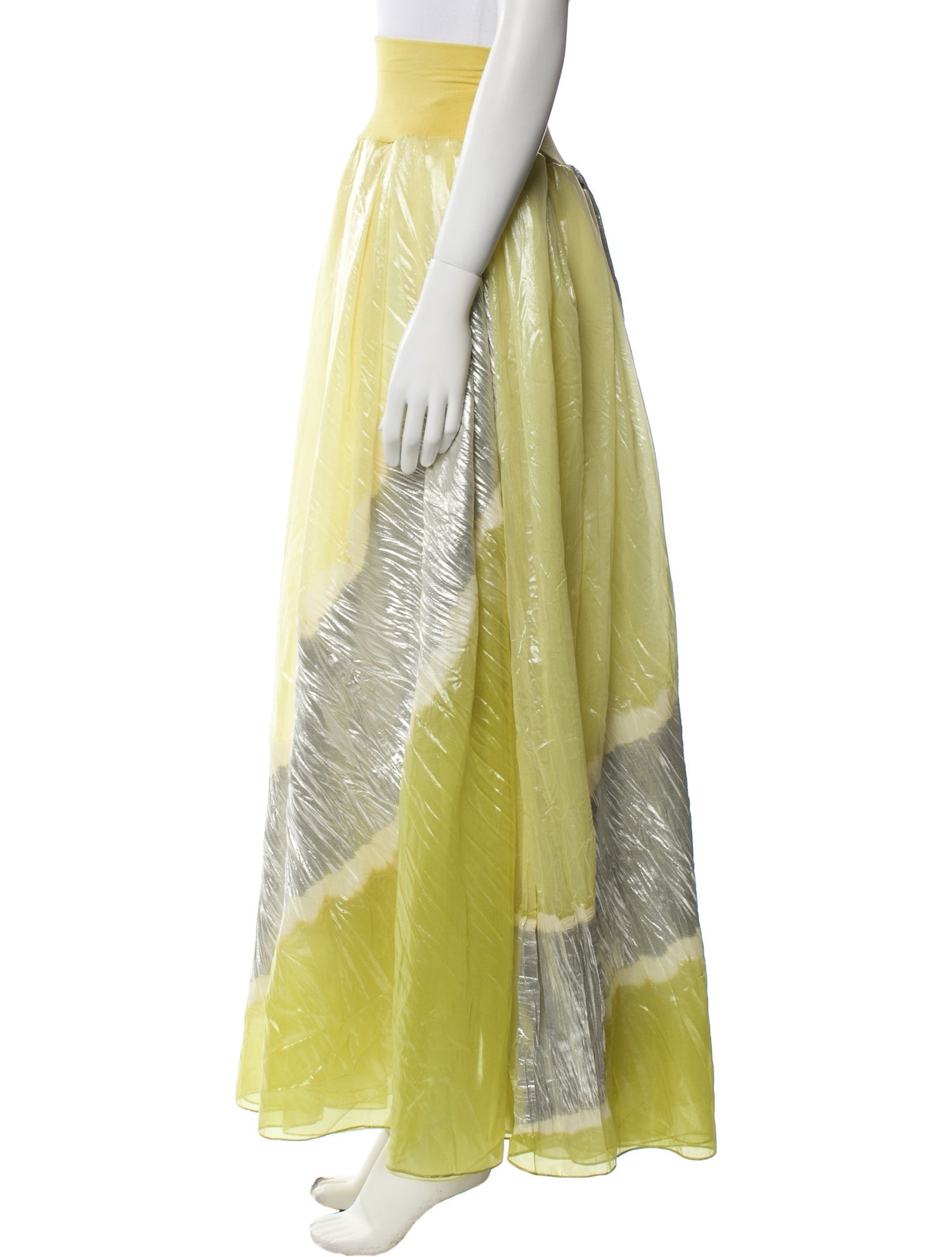 Donna Karan Glitter Accents Long Skirt