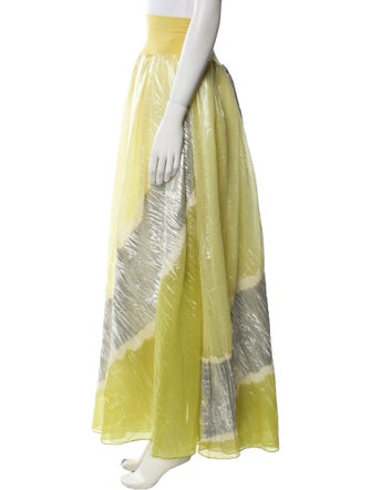 Donna Karan Glitter Accents Long Skirt