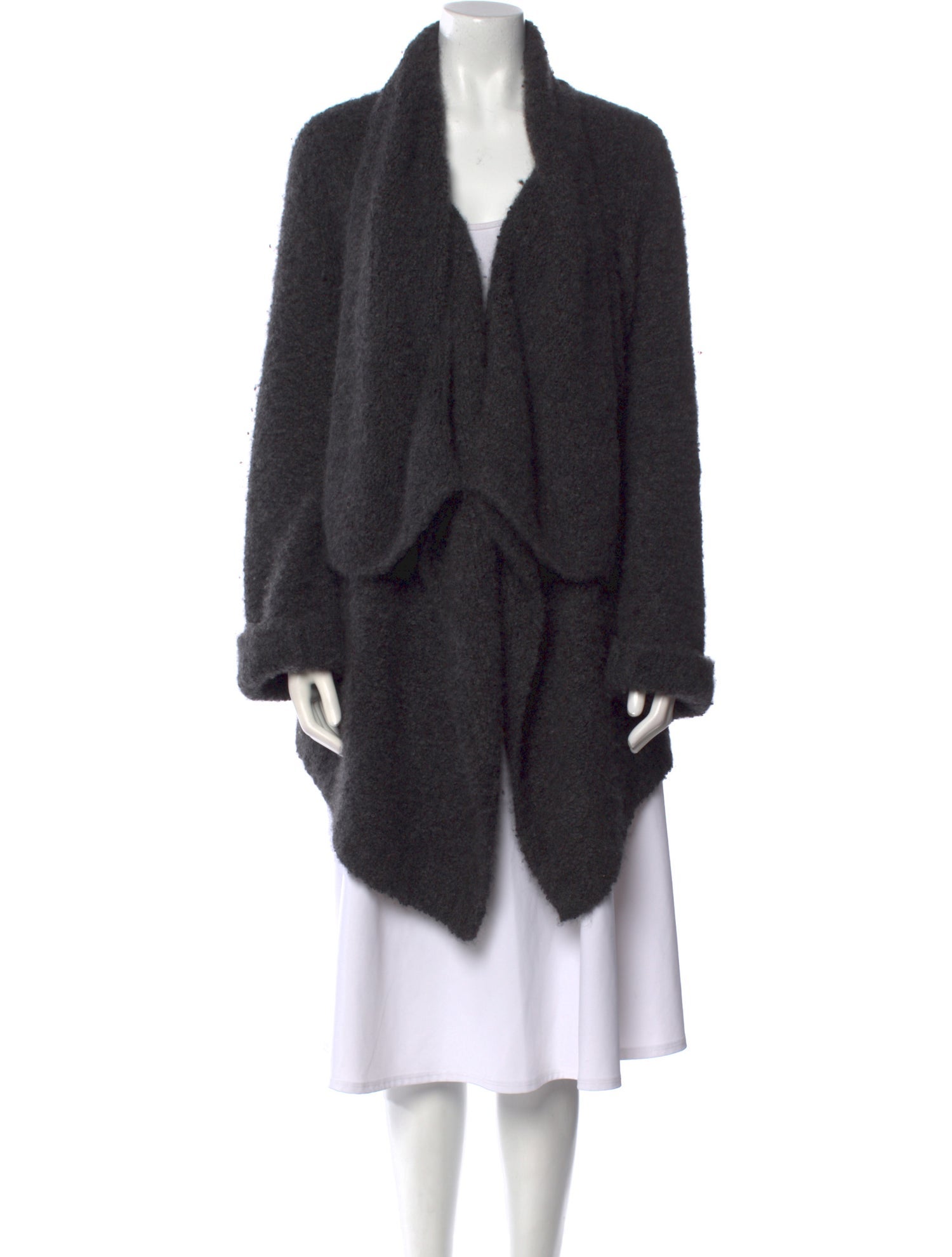 Donna Karan Cashmere Open Front Sweater