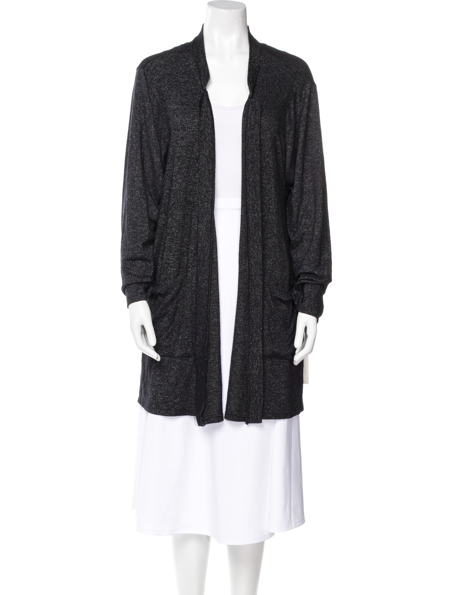 Donna Karan Open Front Sweater