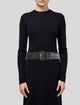 Donna Karan Wide Leather Waist Belt