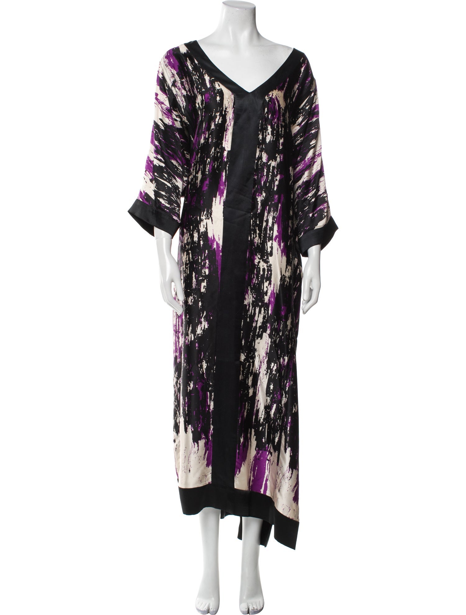 Donna Karan Printed Robe