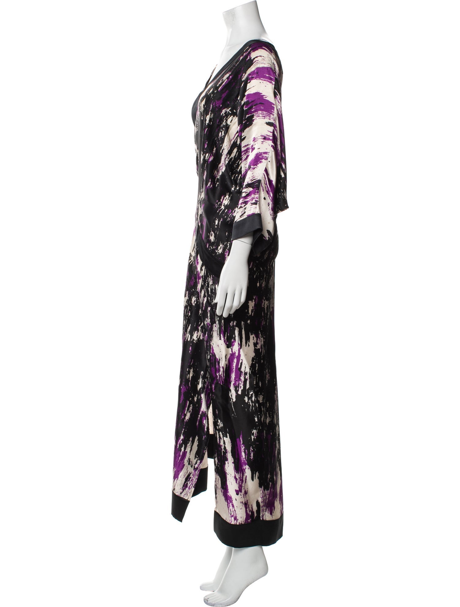 Donna Karan Printed Robe