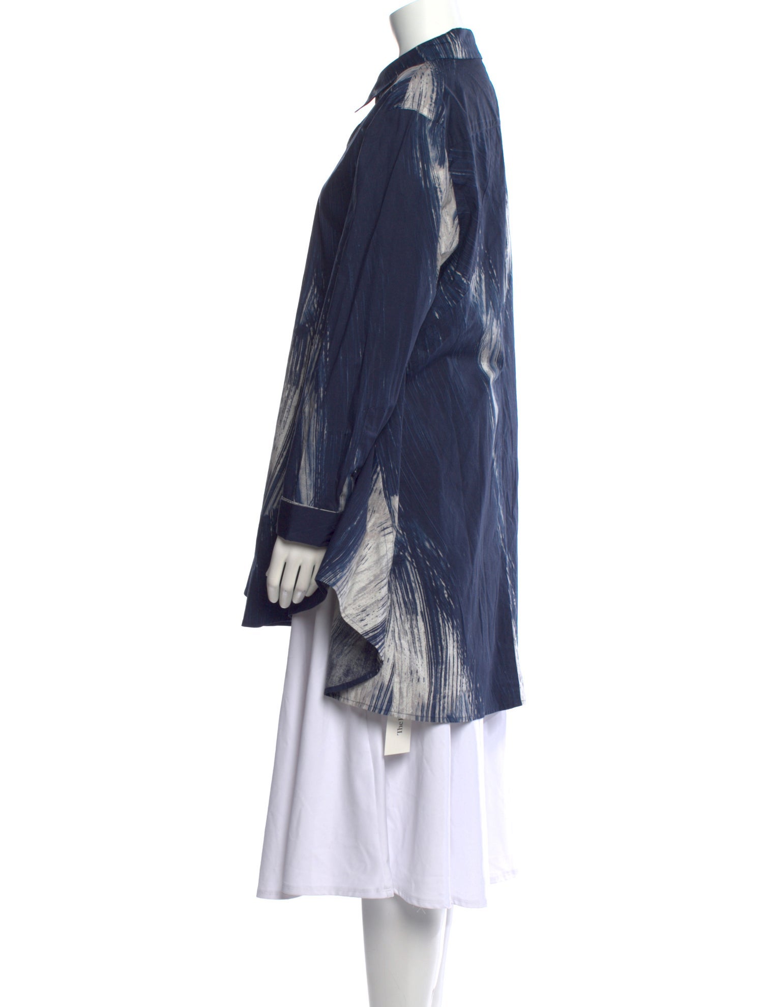 Donna Karan Printed Long Sleeve Tunic w/ Tags