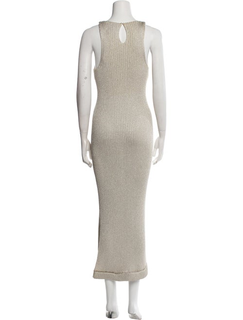 Donna Karan Scoop Neck Long Dress