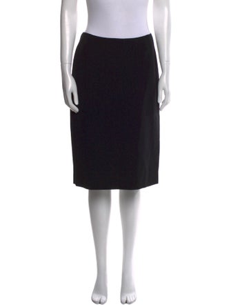 Donna Karan Wool Knee-Length Skirt