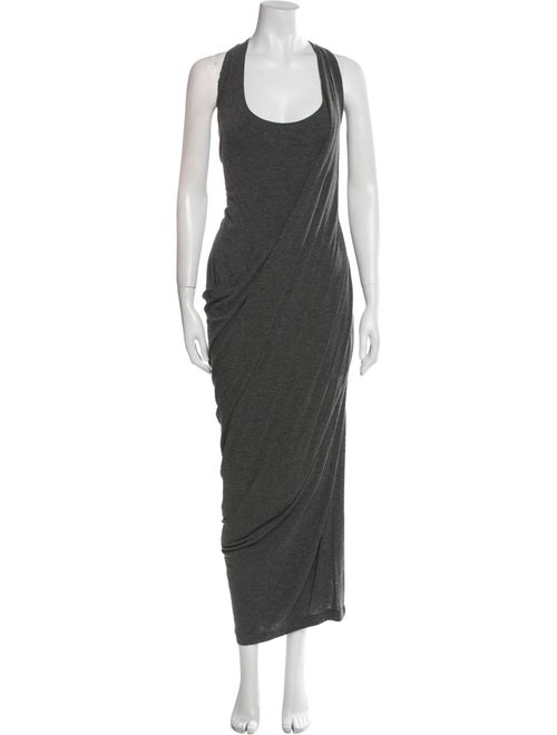 Donna Karan Scoop Neck Long Dress