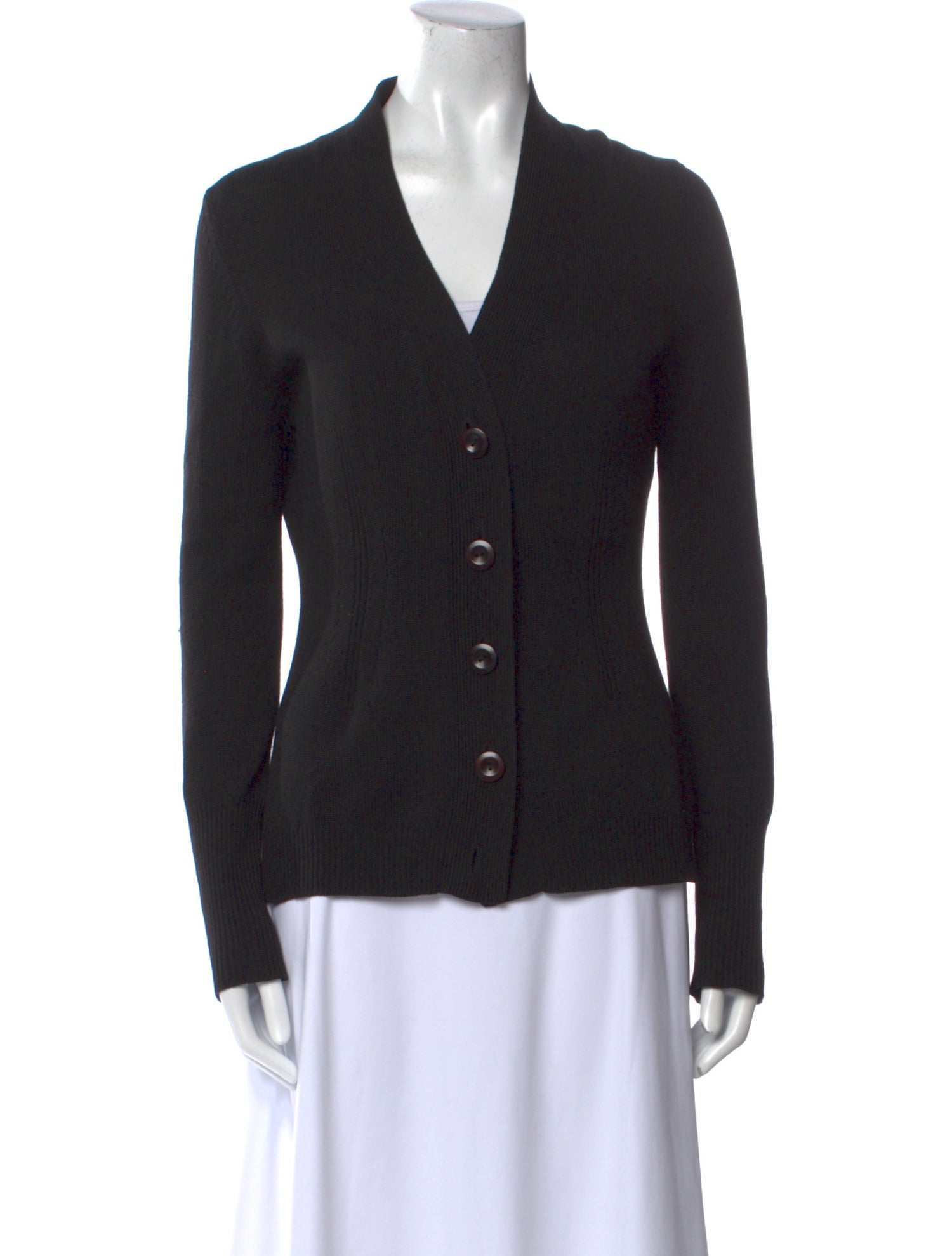 Donna Karan Cashmere V-Neck Sweater