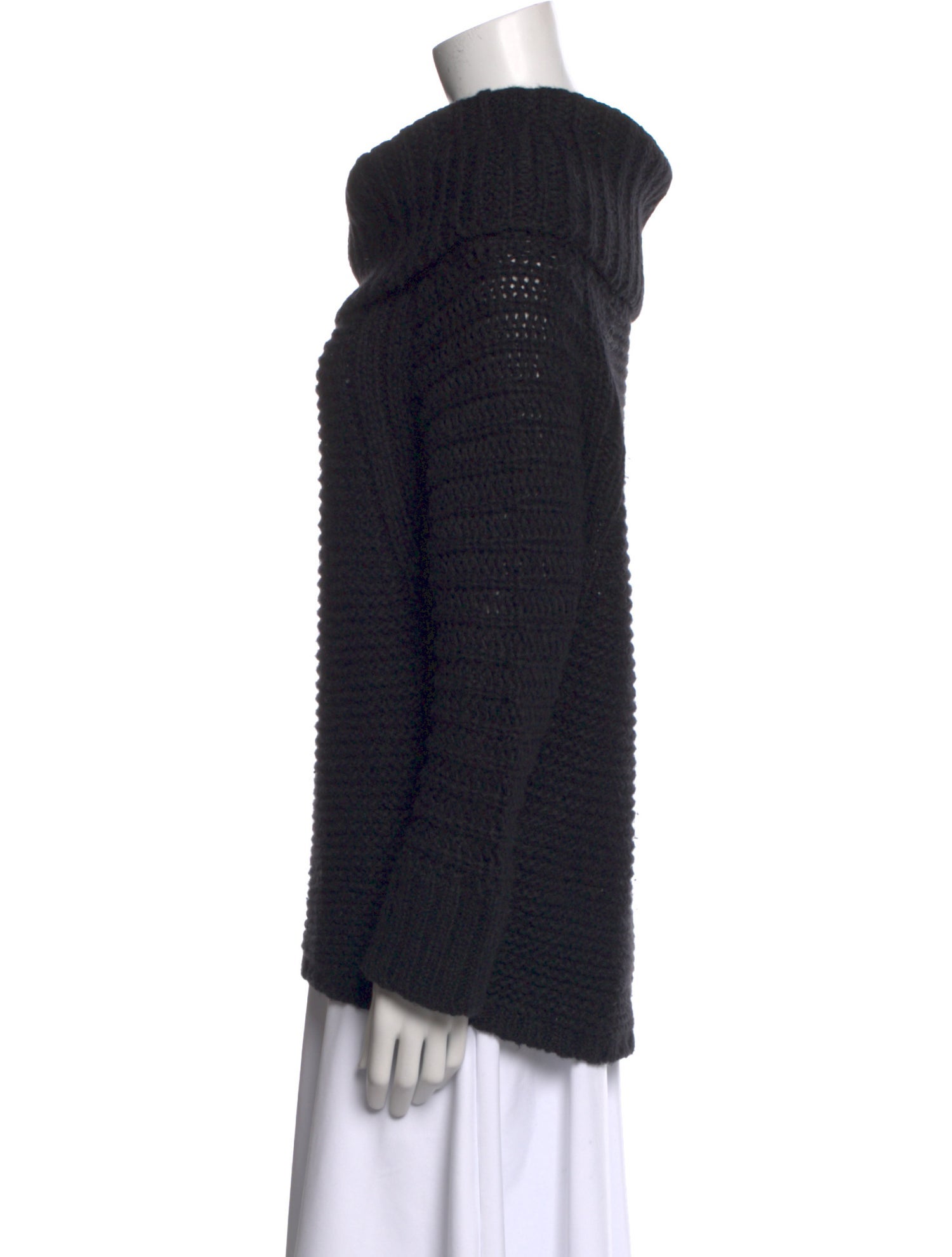 Donna Karan Alpaca Scoop Neck Sweater