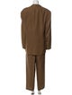 Donna Karan Linen Pleated Accents Pantsuit