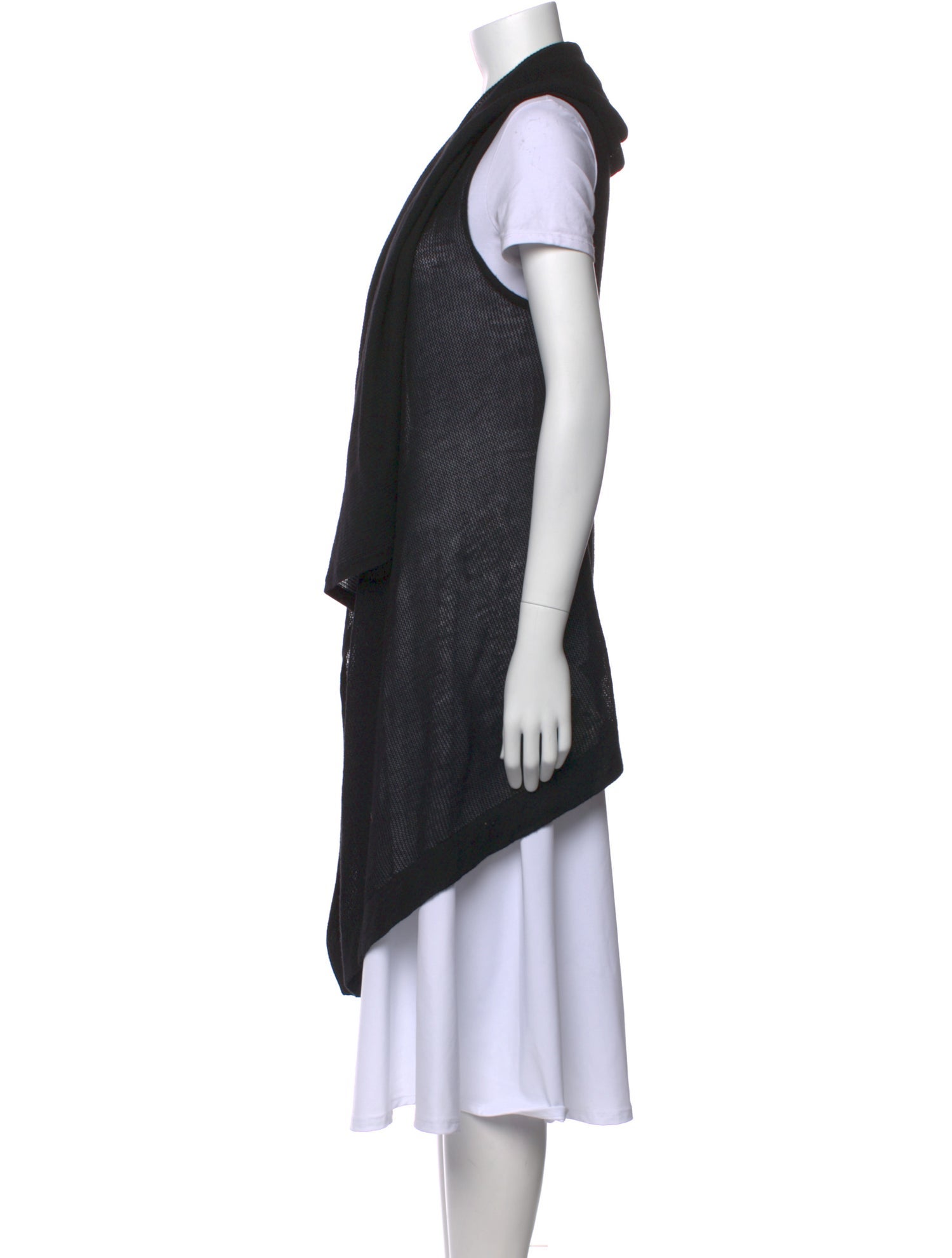 Donna Karan Cashmere Open Front Sweater