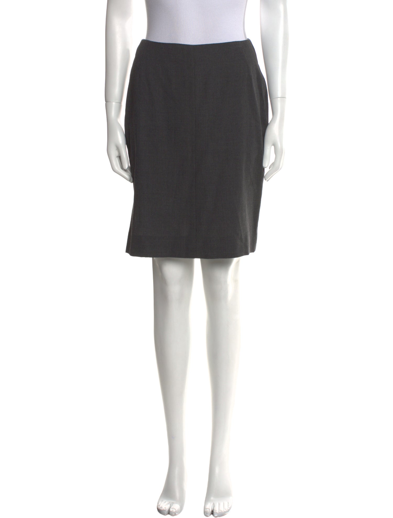 Donna Karan Wool Mini Skirt