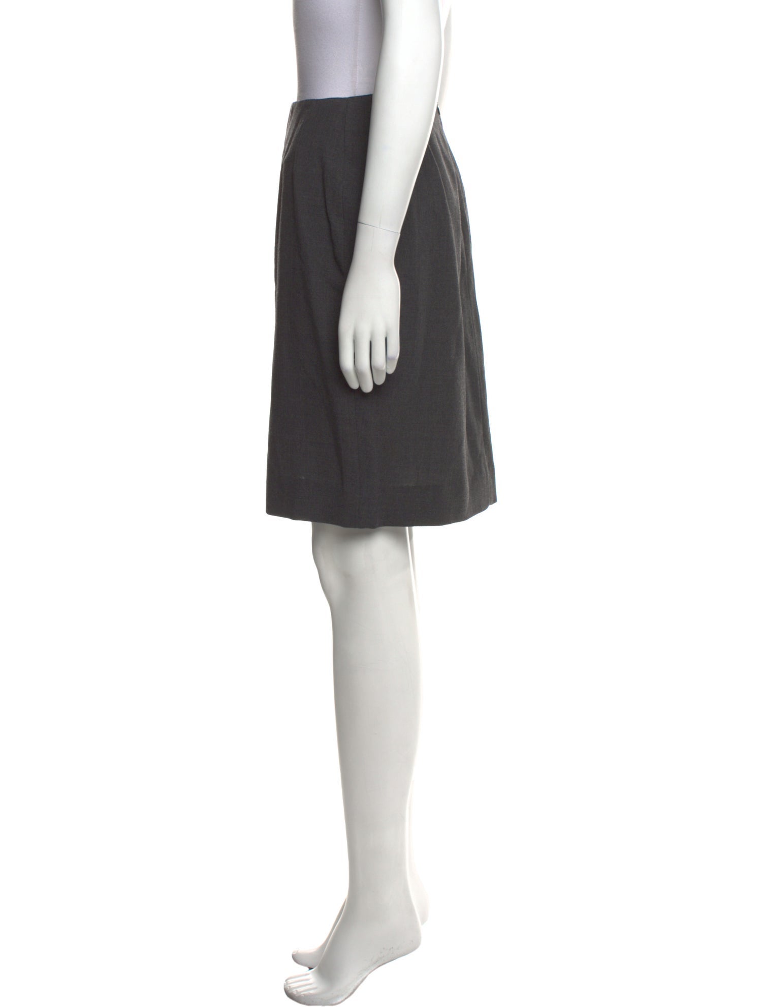 Donna Karan Wool Mini Skirt