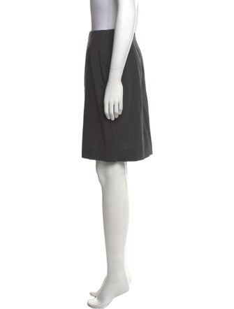 Donna Karan Wool Mini Skirt