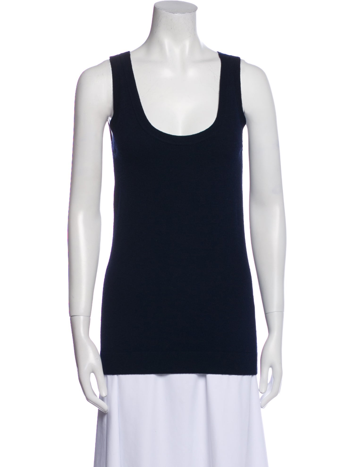 Donna Karan Cashmere Scoop Neck Sweater