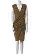 Donna Karan Colorblock Pattern Knee-Length Dress
