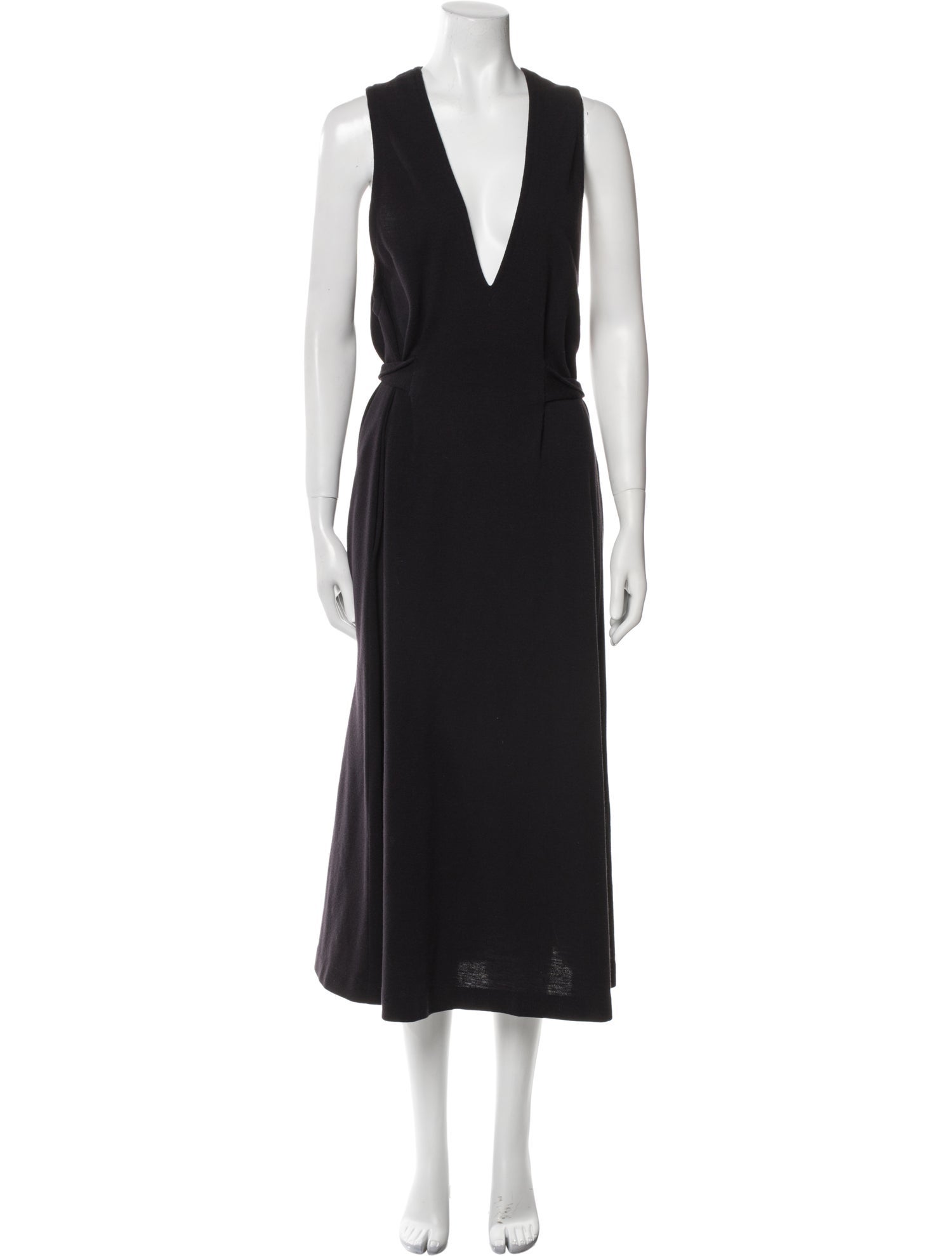 Donna Karan Wool Long Dress