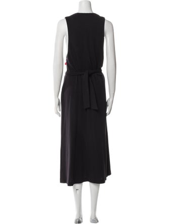 Donna Karan Wool Long Dress