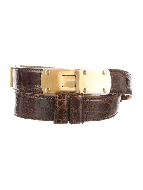 Donna Karan Leather Waist Belt