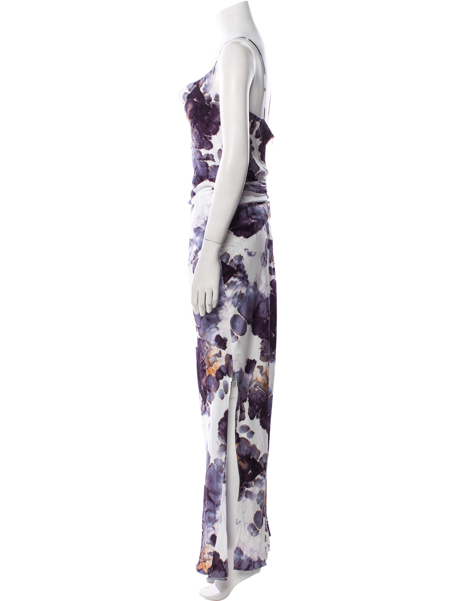 Donna Karan Floral Print Long Dress