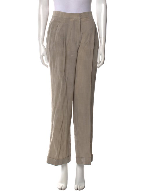 Donna Karan Wool Straight Leg Pants