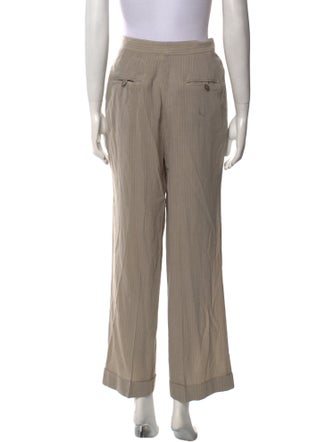 Donna Karan Wool Straight Leg Pants