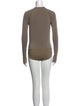 Donna Karan V-Neck Long Sleeve Bodysuit