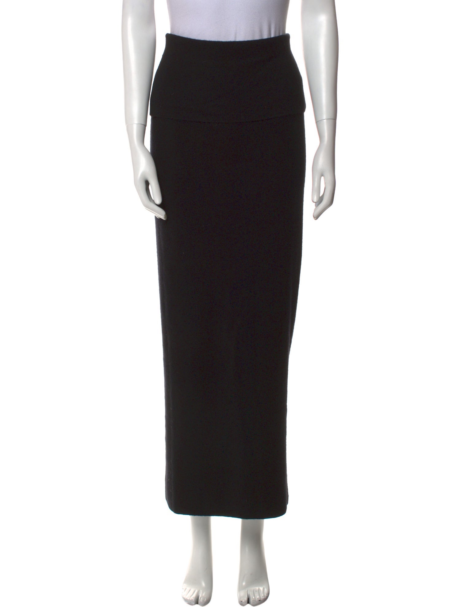 Donna Karan Velvet Midi Length Skirt