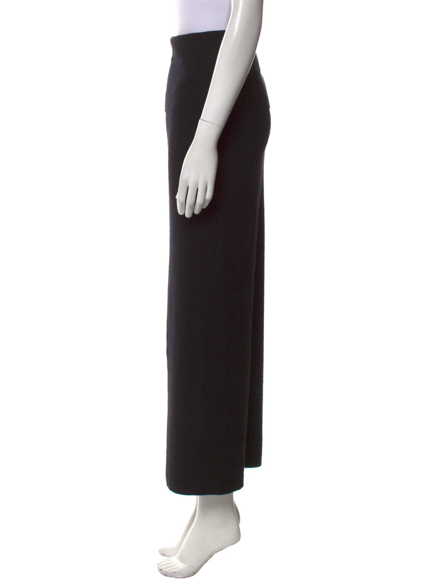 Donna Karan Velvet Midi Length Skirt