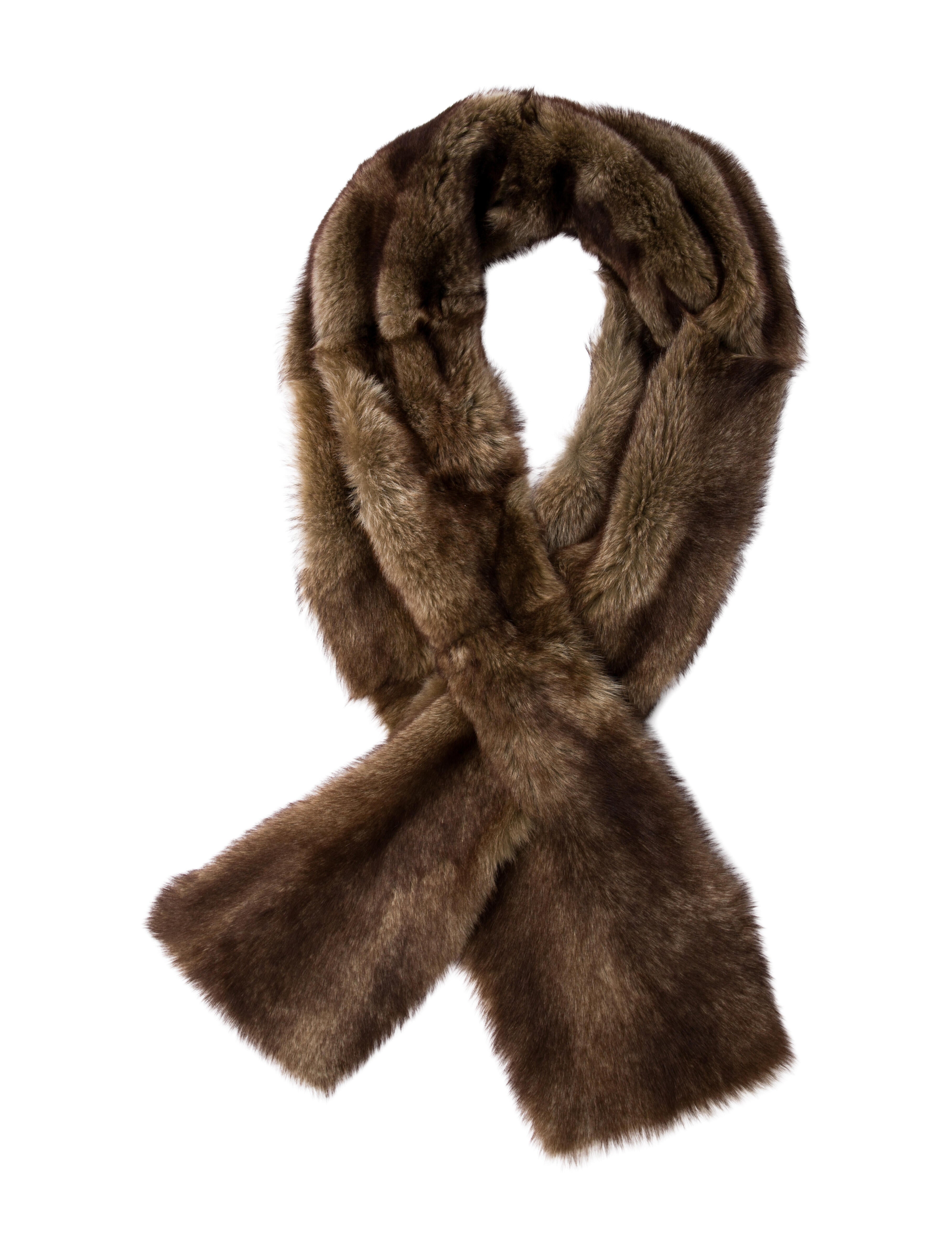 Donna Karan Lambskin Scarf