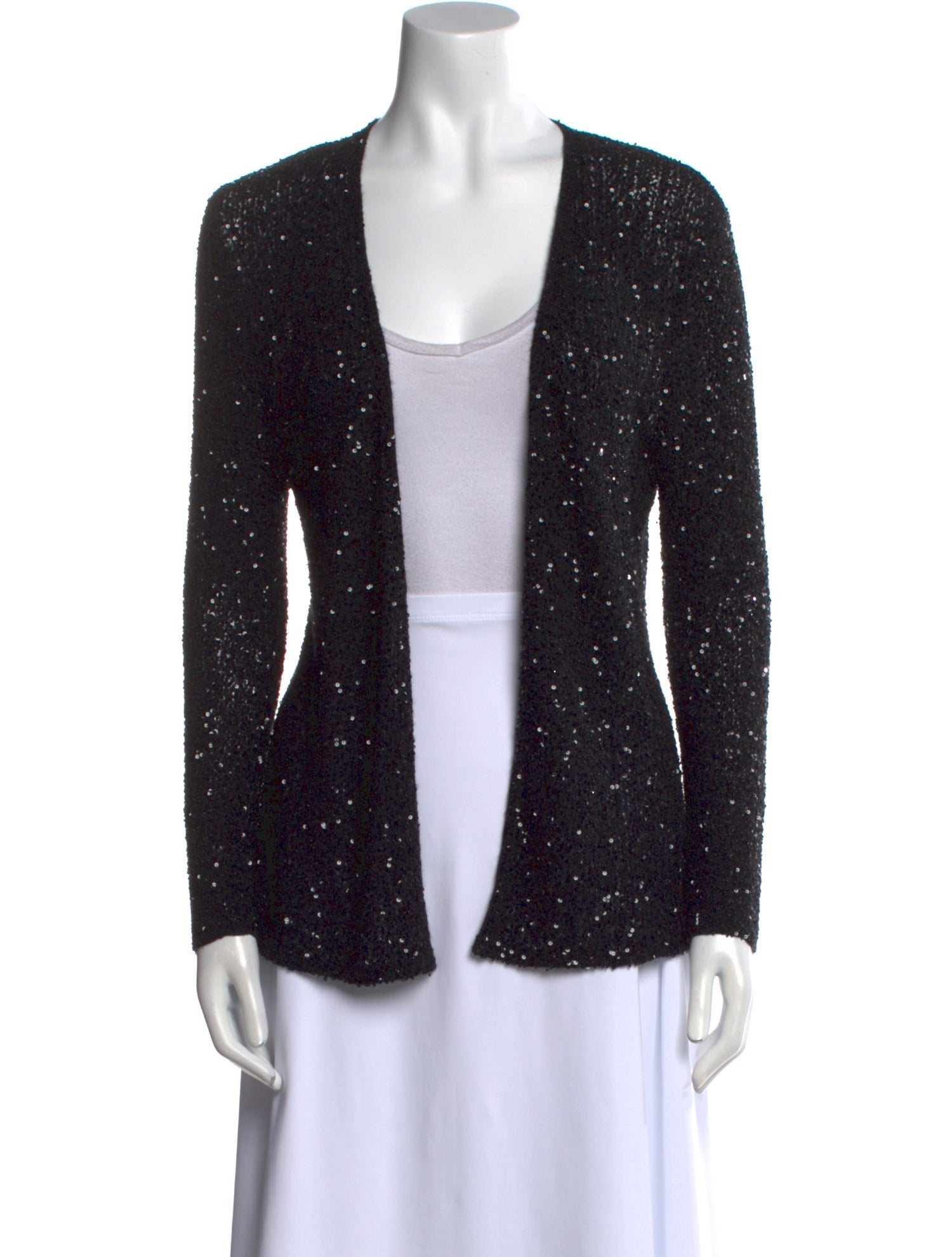 Donna Karan Cashmere Open Front Sweater