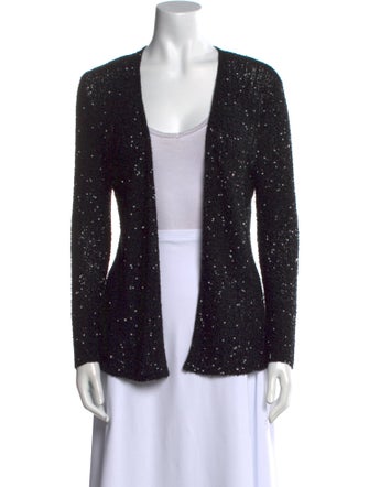 Donna Karan Cashmere Open Front Sweater