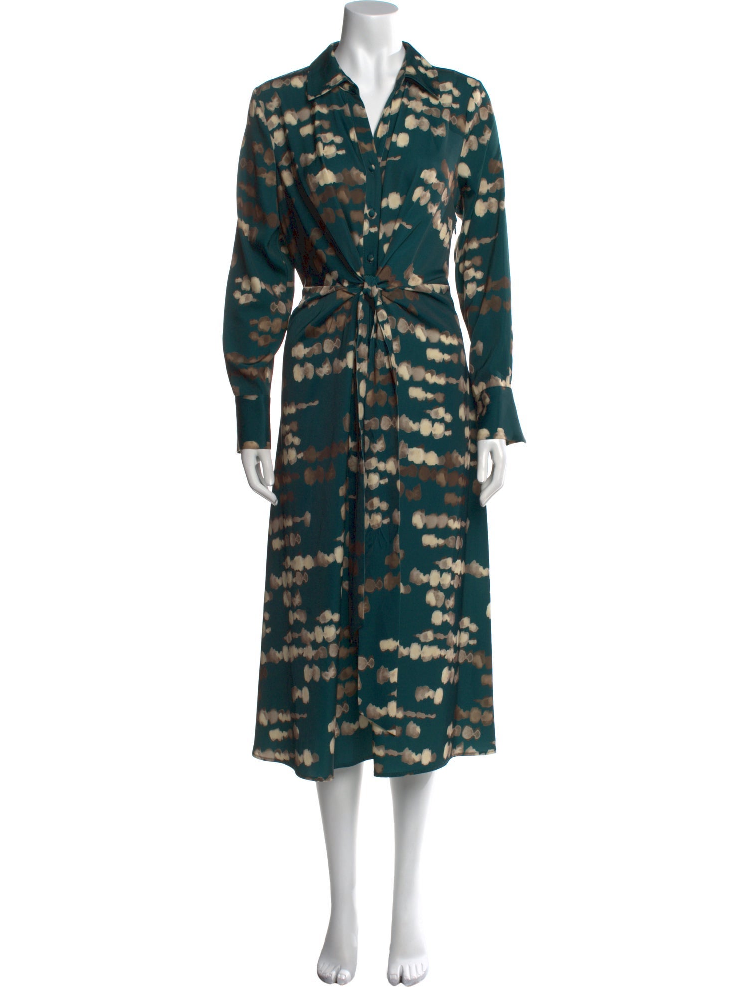 Donna Karan Printed Midi Length Dress