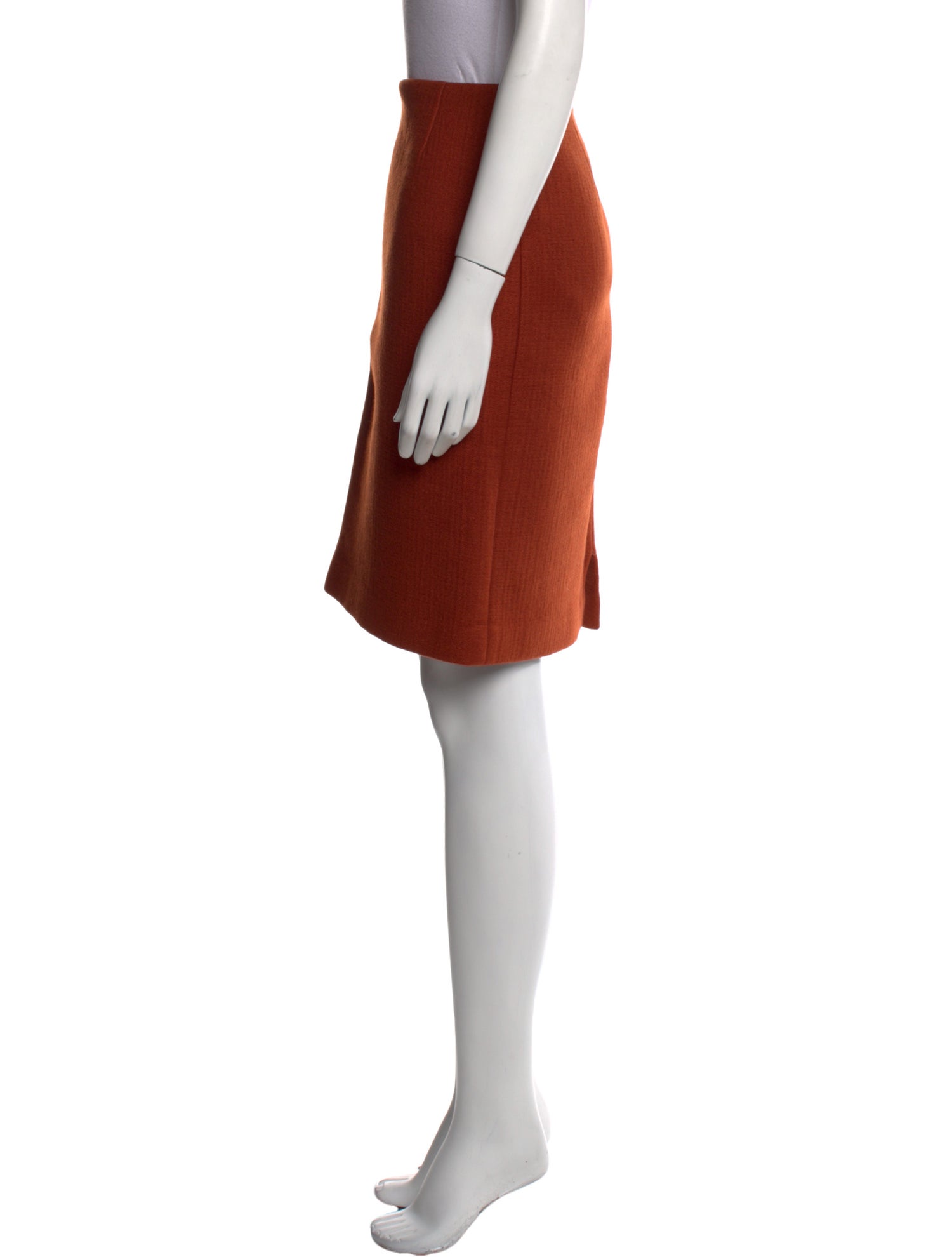 Donna Karan Wool Knee-Length Skirt