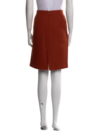 Donna Karan Wool Knee-Length Skirt