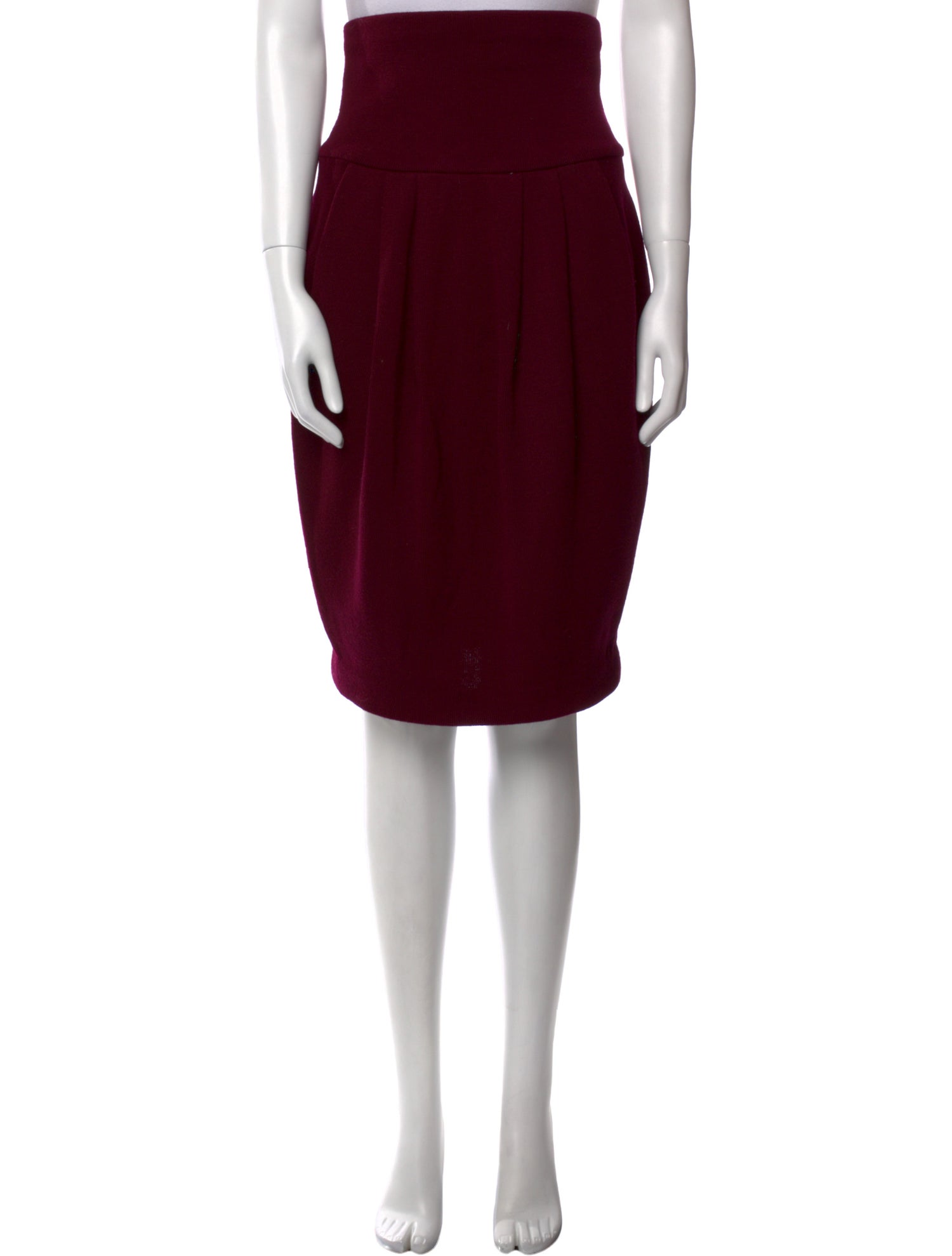 Donna Karan Wool Knee-Length Skirt