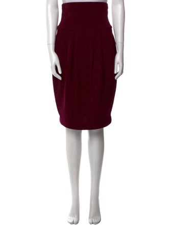 Donna Karan Wool Knee-Length Skirt