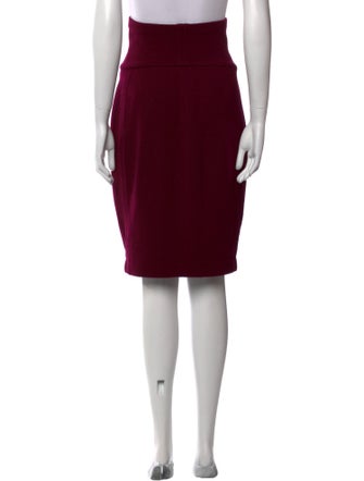 Donna Karan Wool Knee-Length Skirt