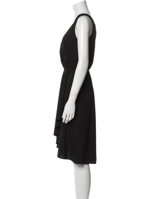 Donna Karan V-Neck Knee-Length Dress