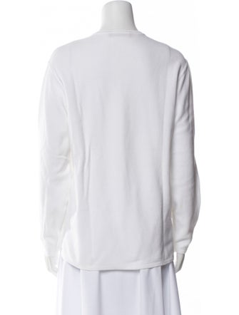 Donna Karan Crew Neck Long Sleeve Sweatshirt