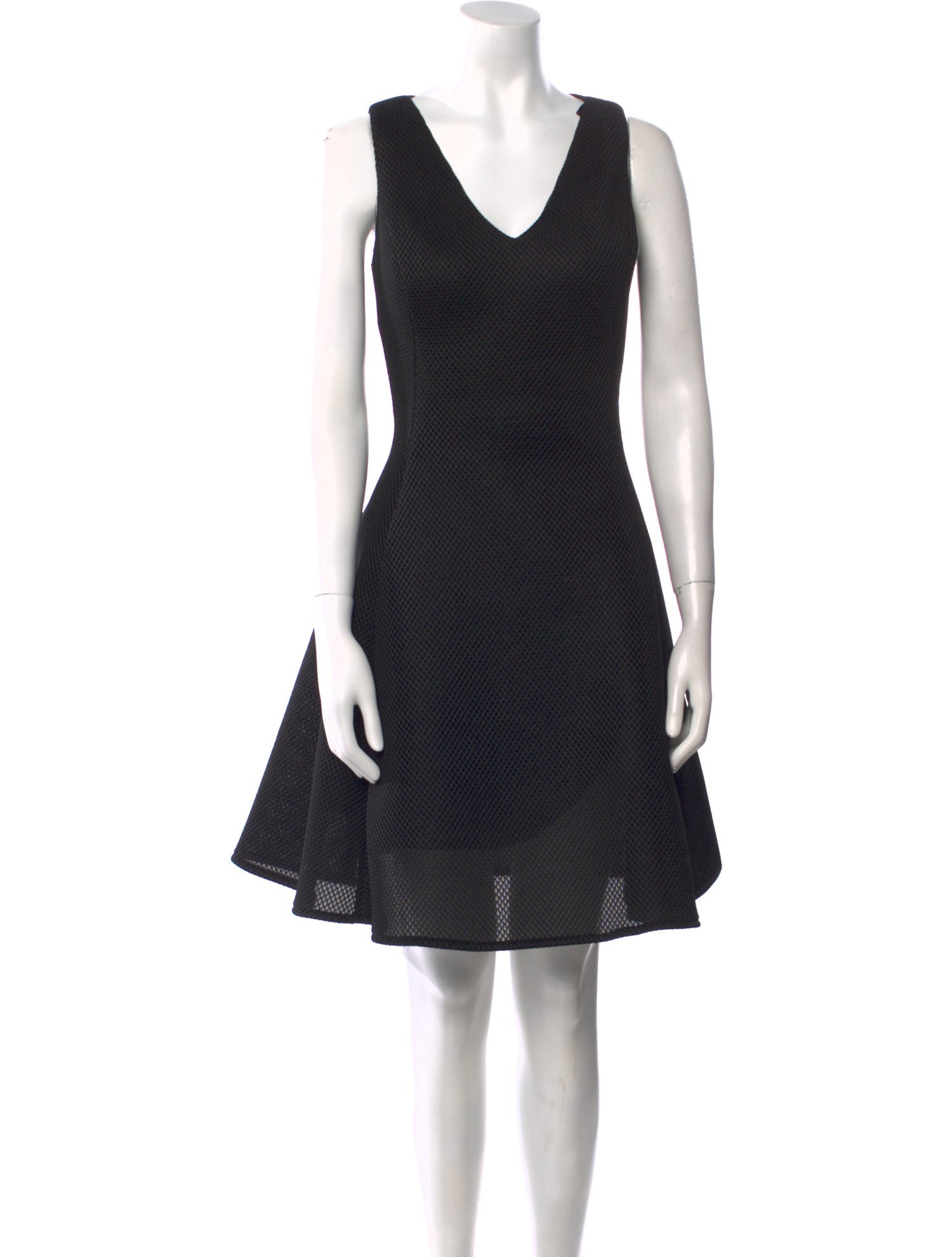 Donna Karan V-Neck Mini Dress